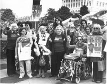 Gray Panthers Demonstration, 1979.  Picture--PBS/Independent Lens