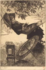 “The Hammock,” by James Jacques Joseph Tissot. Courtesy National Gallery of Art, Washington.