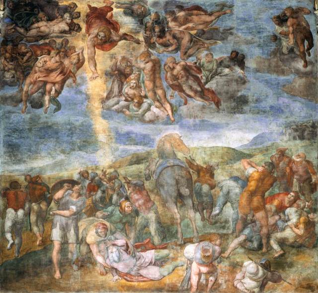 Michelangelo The conversion of Saul